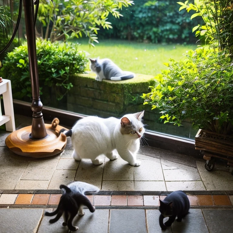 「Protect cats」　「severity」　「Protect catsの喜び」　「Human help」　「Equal happiness for cats」Images for Instagram Reels Video for each of these items