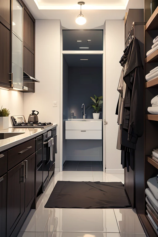 Por favor, crie uma imagem de perfil para uma loja de dropshipping chamada Design Residencial Express. It should convey a sense of elegance and practicality to home life, using elements related to home decor and accessories. Prefira cores neutras e um design limpo e moderno. O logo da loja deve estar presente na imagem, if possible. Obrigado