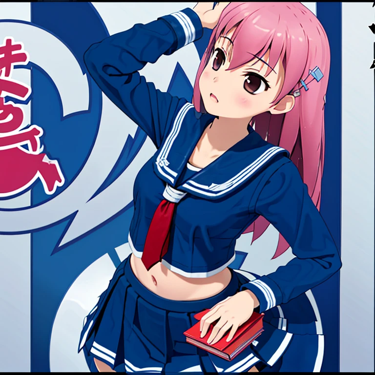 High school girl with stomach ache