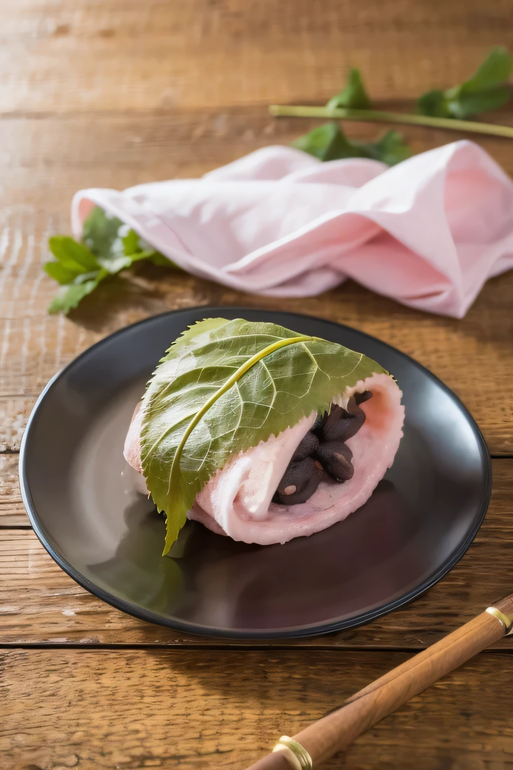 Please fill it with black bean paste。