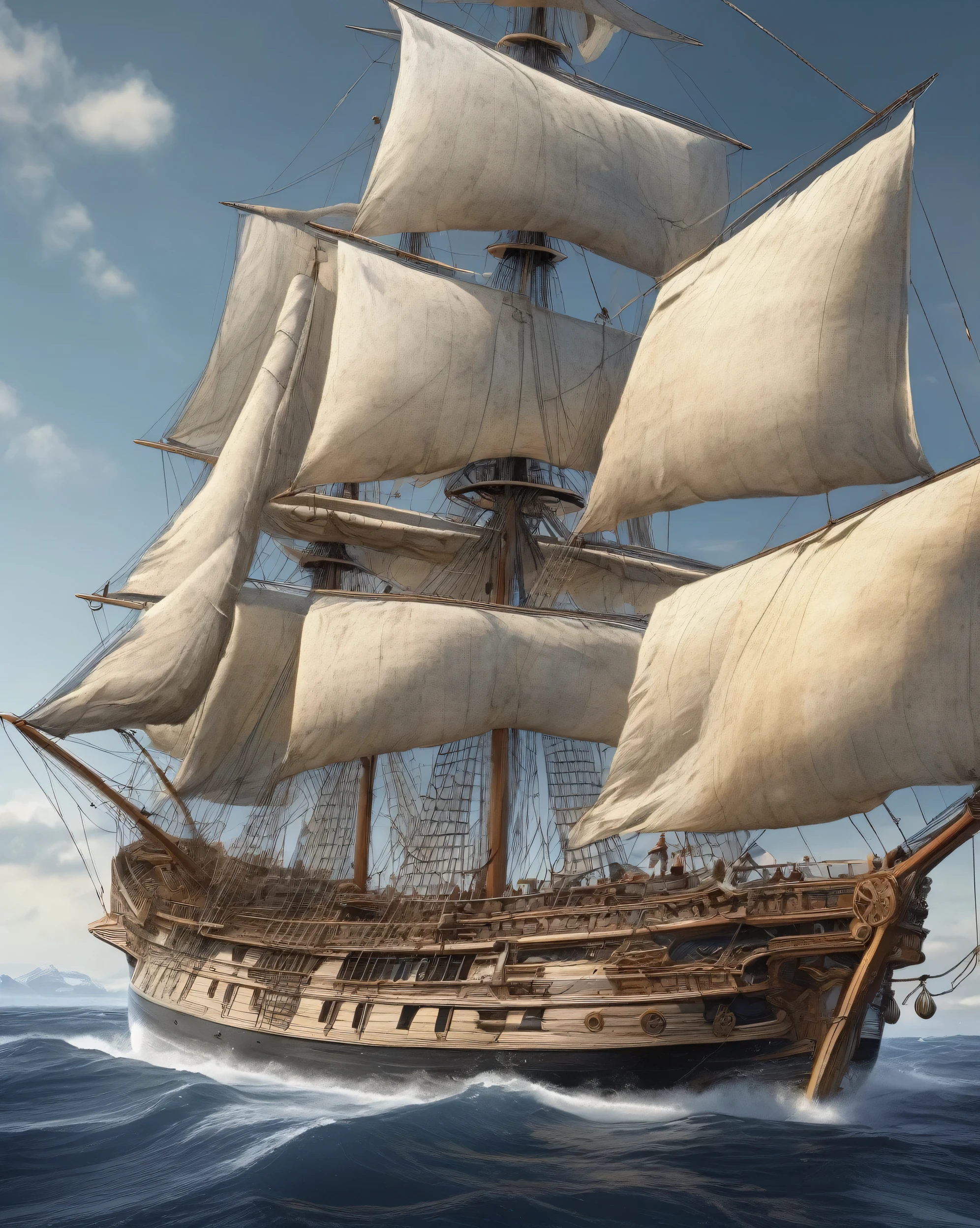 fascinating history of the La Pérouse expedition, une aventure maritime, captivante, realistic, ultra-detailed, 8K, intricate details