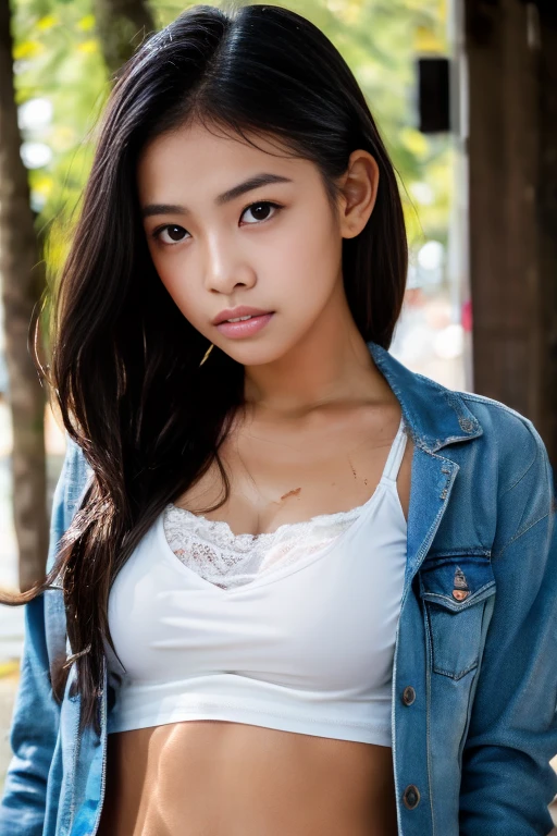 Young sweet beautiful Indonesian girl, 22 years old, slim body, bright beautiful eyes, georgeus face, wet wavy black  short hairs, wearing wet  long sleeve unbuttoned thin jacket, wearing wet white see through tranparent tank top strict t-shirt, wearing wet white  shortpanty,  no bra, realistic, very detail, no cartoon, all fingers have normal shape, falling up side down being punished  elctrocuted using very high voltage on electrical chair, grimmaced very painfull face, shocked eyes,  shounting open wide mouth, 