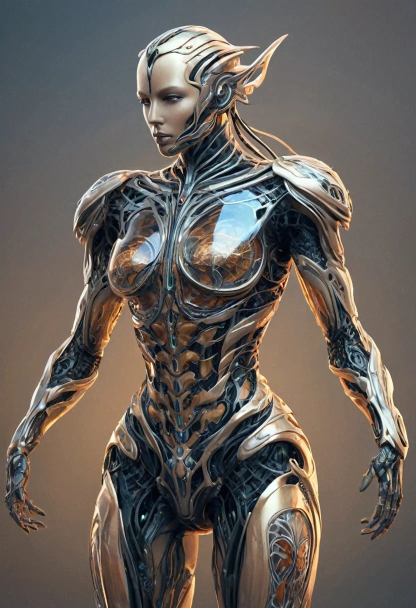 bioMechanical style Ultra detailed illustrations, Phantom Magical Creatures, (Translucent skin: 1.5), (with translucent body: 1.5) Ms. Schiff's Art, Neon, Light Particles, color, cmyk color, Backlight, Cyberpunk, close up, Mechanical, (whole body: 1.9), Dark background, View from top to bottom. blend of organic and Mechanical elements, Futurism, Cybernetic, detailed, complicated,Selective focusing, Miniature effect, Blurred background, highly detailed, Full of energy, View control,(Rich color:1.6),Crab