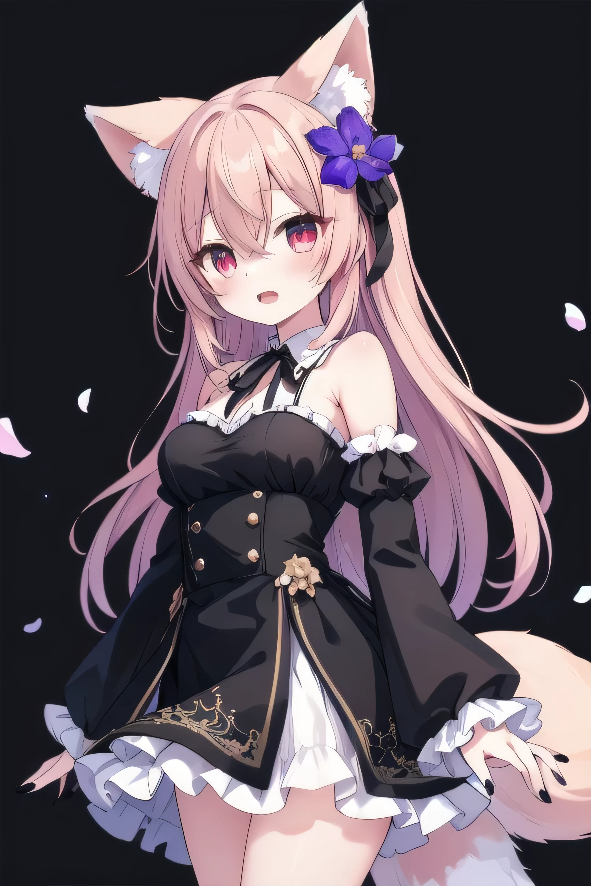 1girl, suzuran (arknights), tail, animal ears, blonde hair, fox tail, fox ears, barefoot, holding, goggles, toes, feet, official alternate costume, green eyes, goggles on head, looking at viewer, weapon, sitting, multiple tails, fox girl, dirty, soles, solo focus, scarf, animal ear fluff, holding weapon, black scarf, staff, bangs, hair between eyes, closed mouth, shirt, gloves, gun, ahoge, pants, torn clothes, long hair