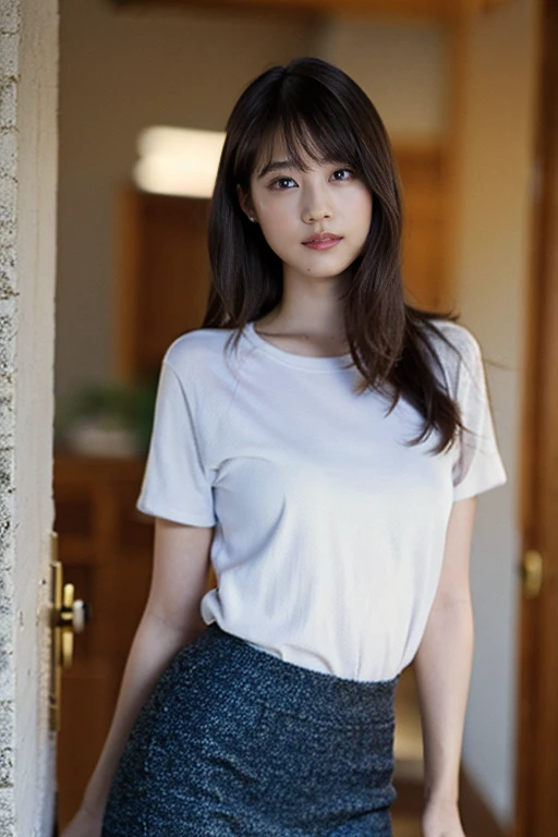 highest quality, masterpiece, High resolution,8k,(Realistic:1.4),超High resolution,One girl, Super detailed, Ultra-realistic, Highly detailed CG illustration, Official Art, Cinematic light, Realisticな, Young and beautiful girl, Perfect figure, Perfect figure, Full POV, Perfect body, (From:1.3), わいせつなPause, Long and sexy legs, Confident, beautiful sexy, Short sleeve, Opening the Abdomen, Sheer silk lace super short skirt, S-shaped body, Upturned buttocks,Pauseをとる,Pause,Different perspectives,Street