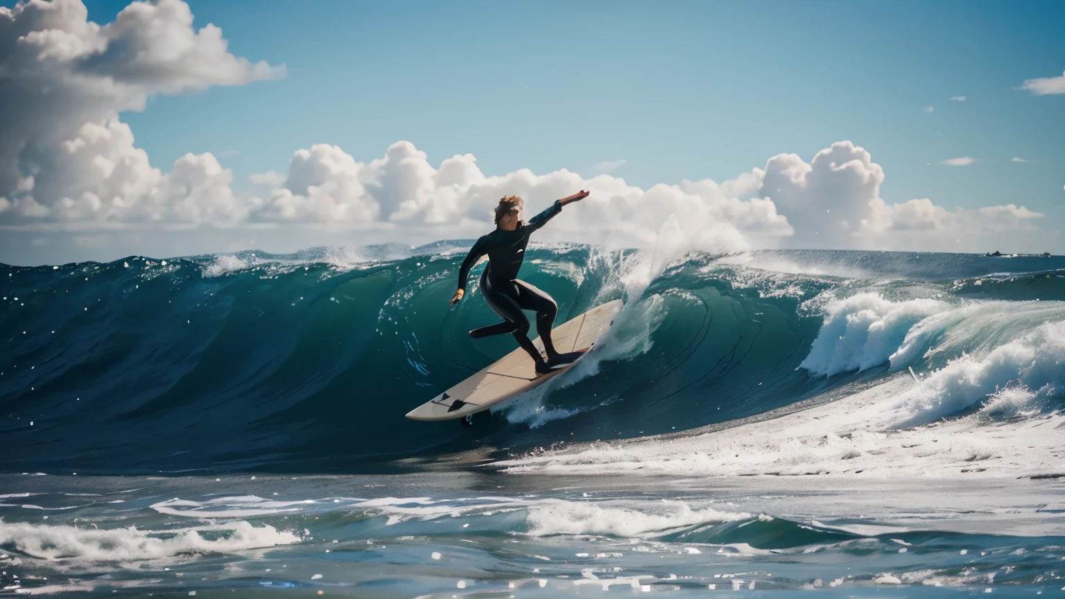 Surfing theme
Hand drawn animation style