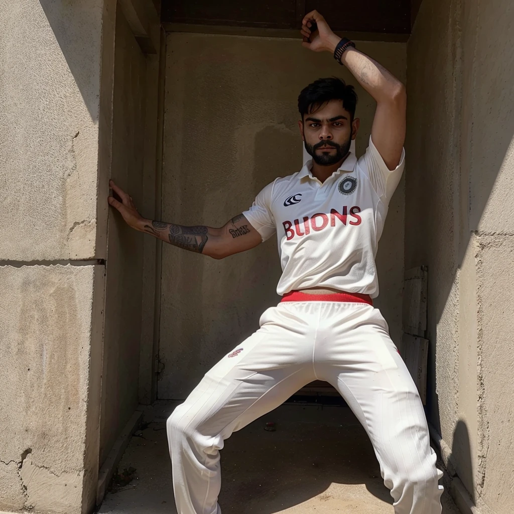 Invite any image of virat kohli with full body part and wearing jersey of cricket