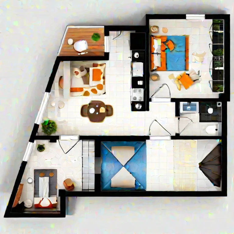 a drawing of a plan of a small apartment with a kitchen and living room, apartment design, architectural plan, floor plan, plan drawing, layout, flat 2 d, fancy apartment, house interior, architectural plans, single floor, architectural planning, building plans, 2 d autocad, black and white scheme, autocad, residential design, apartment set in the near future