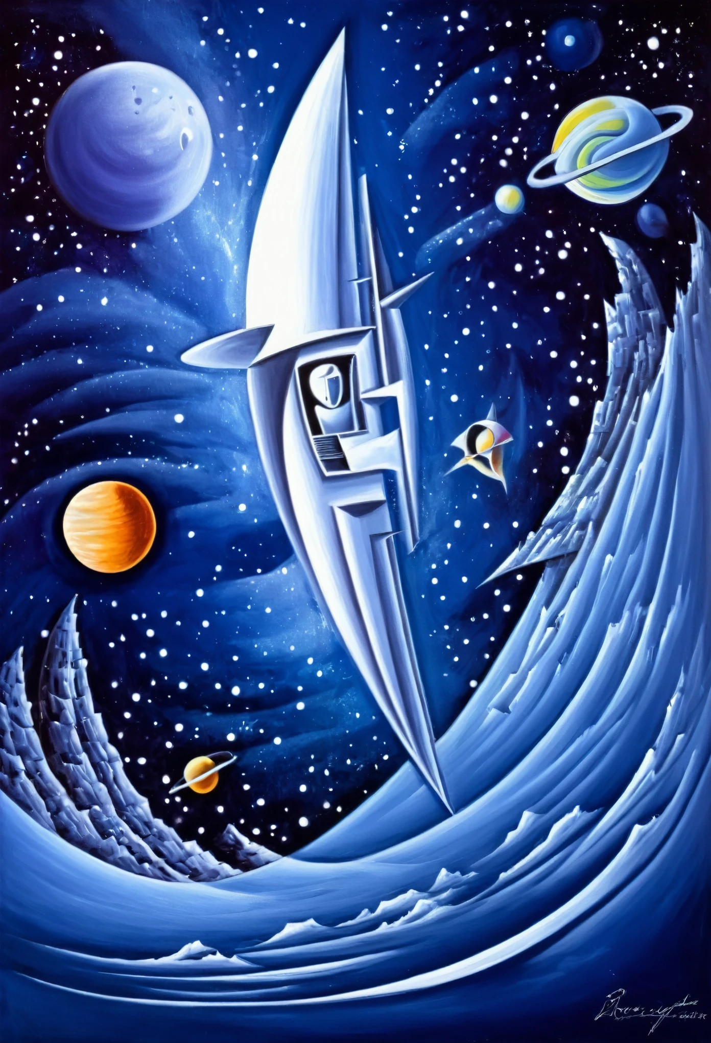 Picasso style,abstract,Surrealism,space
