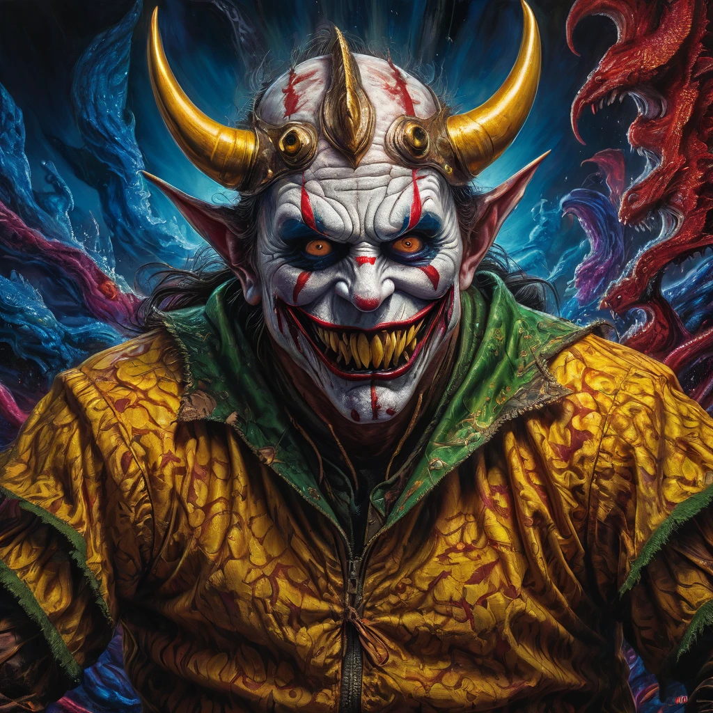 best quality, 8k, masterpiece:1.2, ultra-detailed, realistic:1.37, HDR, professional, vivid colors, sharp focus, physically-based rendering, extreme detail description, artwork, portrait, Jason Edmiston, iconic representation, official artwork, fine art collaboration, mesmerizing composition, vibrant colors, intricate details, surreal lighting