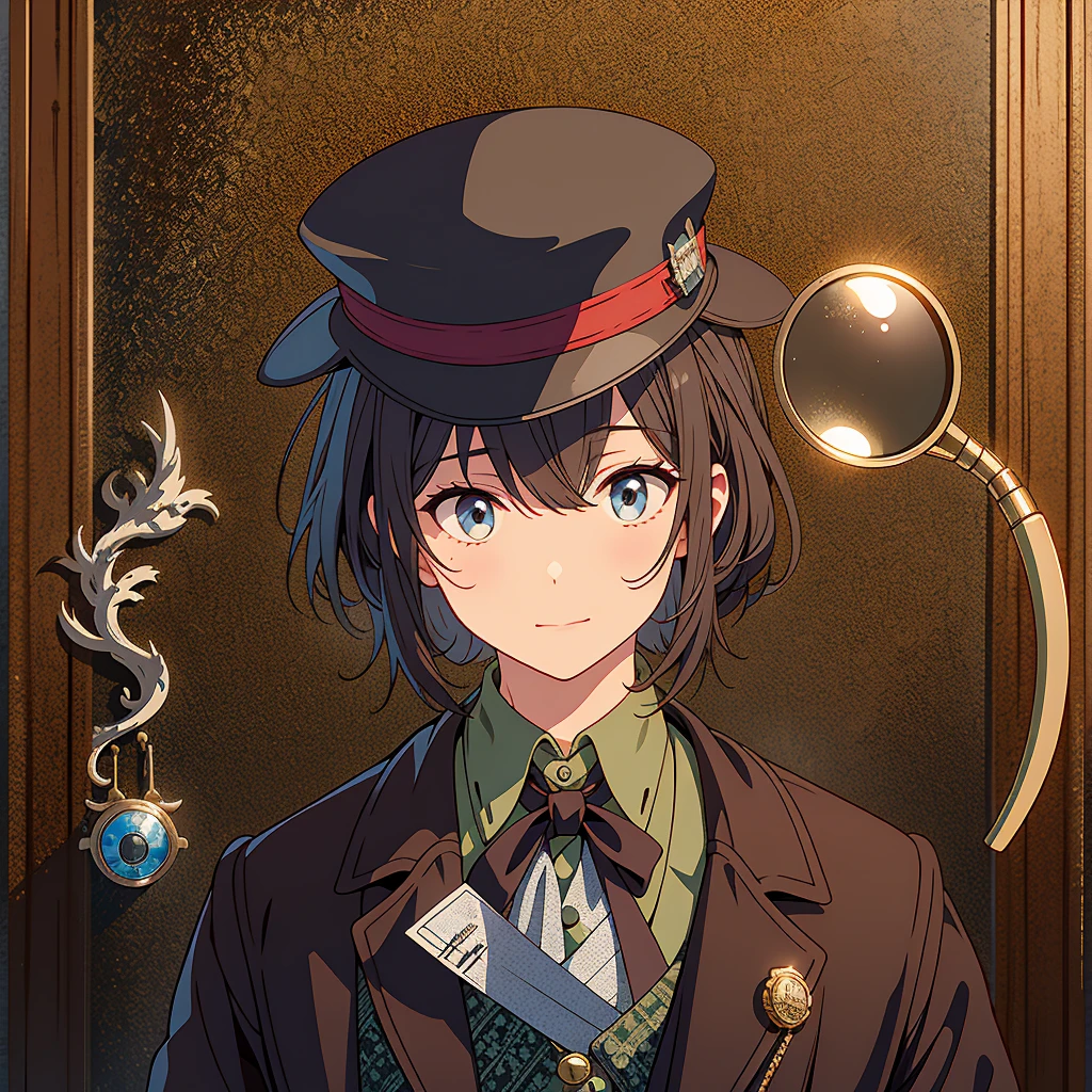 Sherlock Holmes、Detective、sherlock hat、Deer Shooting Cap、Inverness Court、magnifying glass、