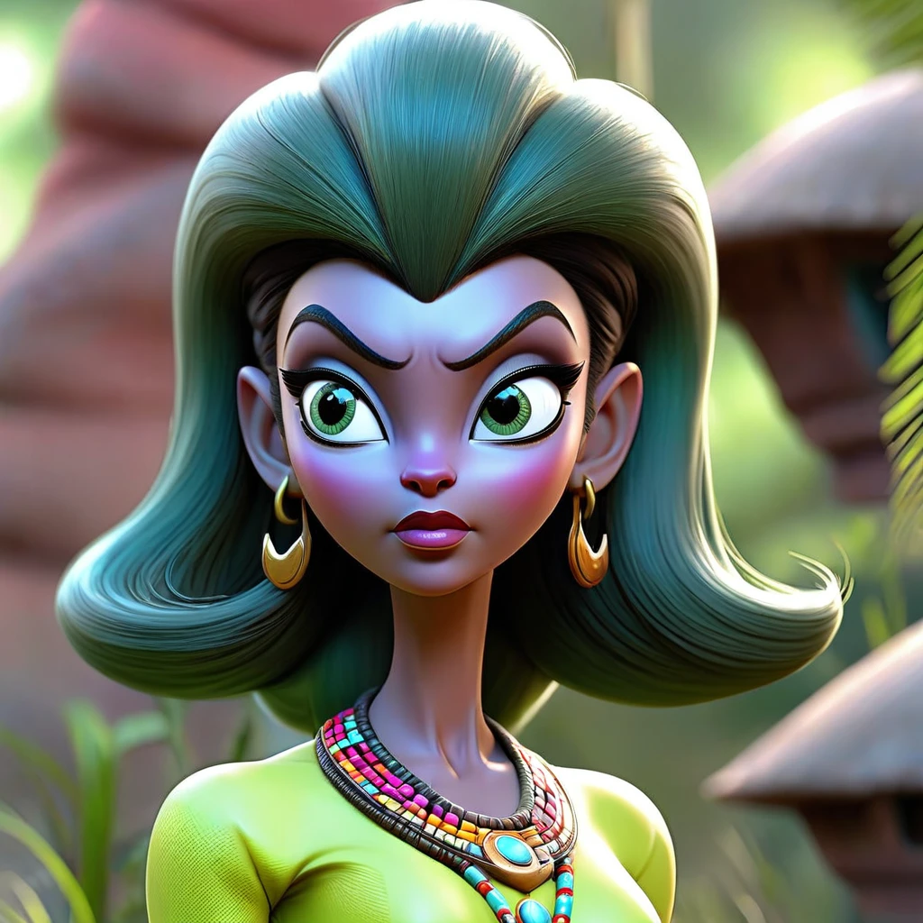(60s star trek)(best quality,4k,8k,highres,masterpiece:1.2),ultra-detailed,(realistic,photorealistic,photo-realistic:1.37),full body portrait of beautiful alien (light green skin, small cute antenna) native tribal woman in alien primitive village,(dancing a sultry seductive dance for James T. Kirk of the USS Enterprise)(ornate beaded head piece, colorful tribal belt, unclad, some tribal tattooing and phosphorescent body paint, confidence, big natural breast), backed up by (several women, varied prettiness, varied bust size, varied height and weight, varied bust size, less ornately dressed (they back up dance and play alien musical instruments) (vivid colors, outdoors, green pastures). (head to toe, show all of her) (safe for work, 1960s television sensibility)