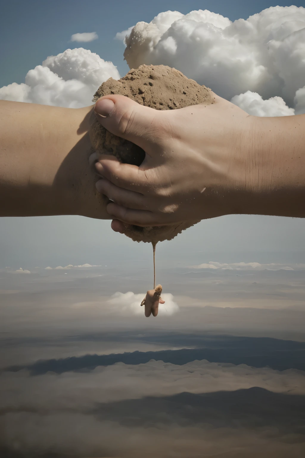 The naked earth held me by the feet, heavy earth slowly loved, chewing and flew into the clouds like dust, clouds were tossed with wings, a long, joy-free road