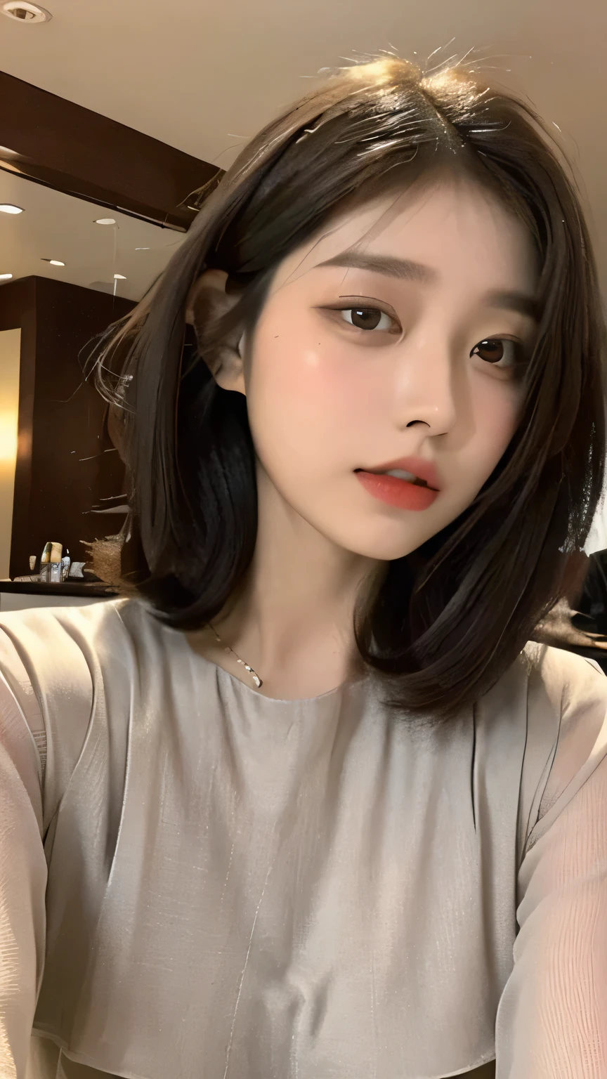 Indian pale girl ((highest quality, 8,000 people, masterpiece:1.3)), concentrate:1.2, Perfect body beauty:1.4, Hip:1.2, ((Layered Haircut:1.4)), (Large saggy breasts:1.1) , Evening dresses: 1.1, Highly detailed face and skin texture, Good Eyes, double eyelid, White skin, Long Hair, (shut up: 1.3) , At the club, Small face, Cowboy Shot,