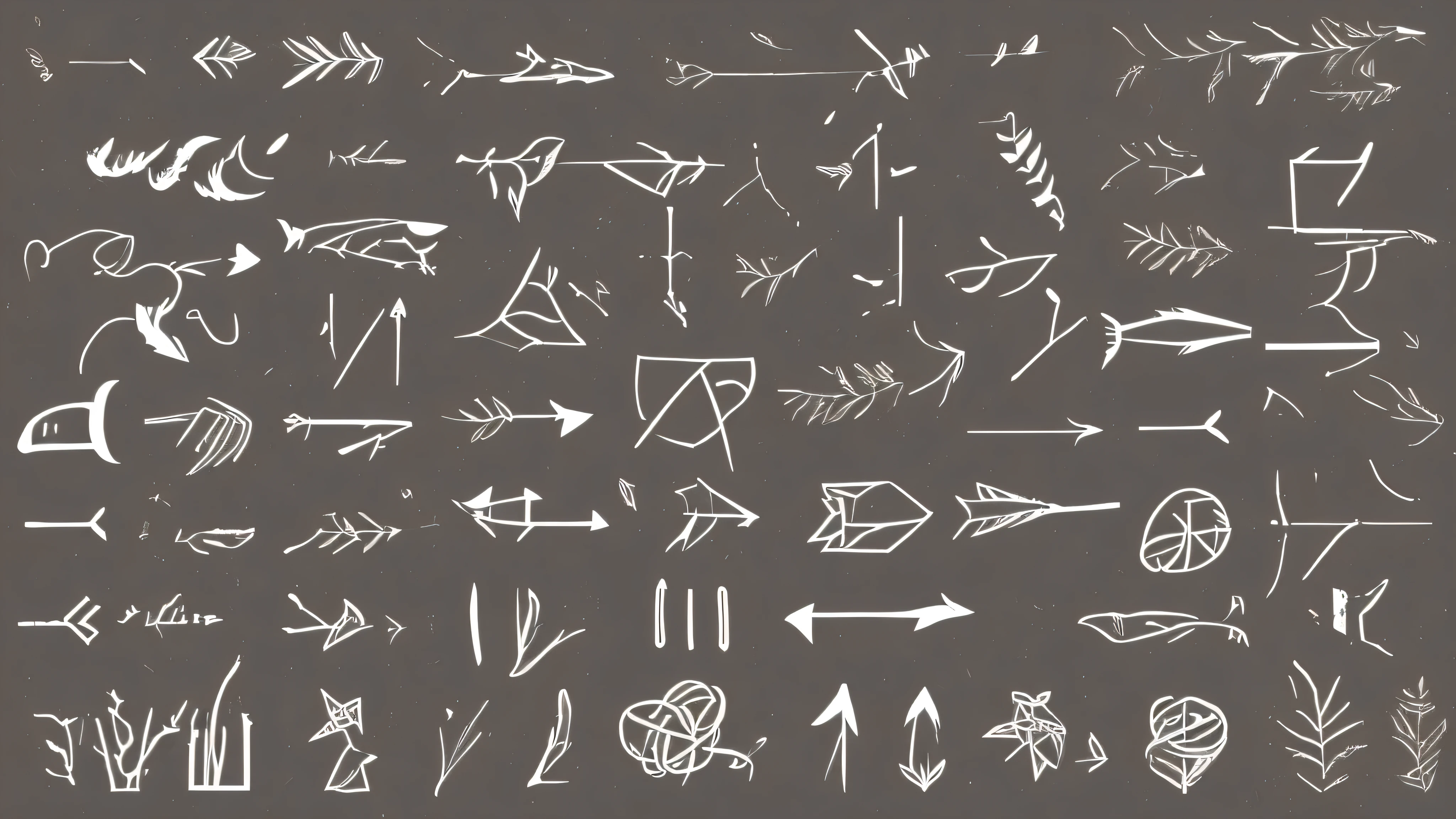 Use as icon,Various arrows,Mr.々Simple design arrow