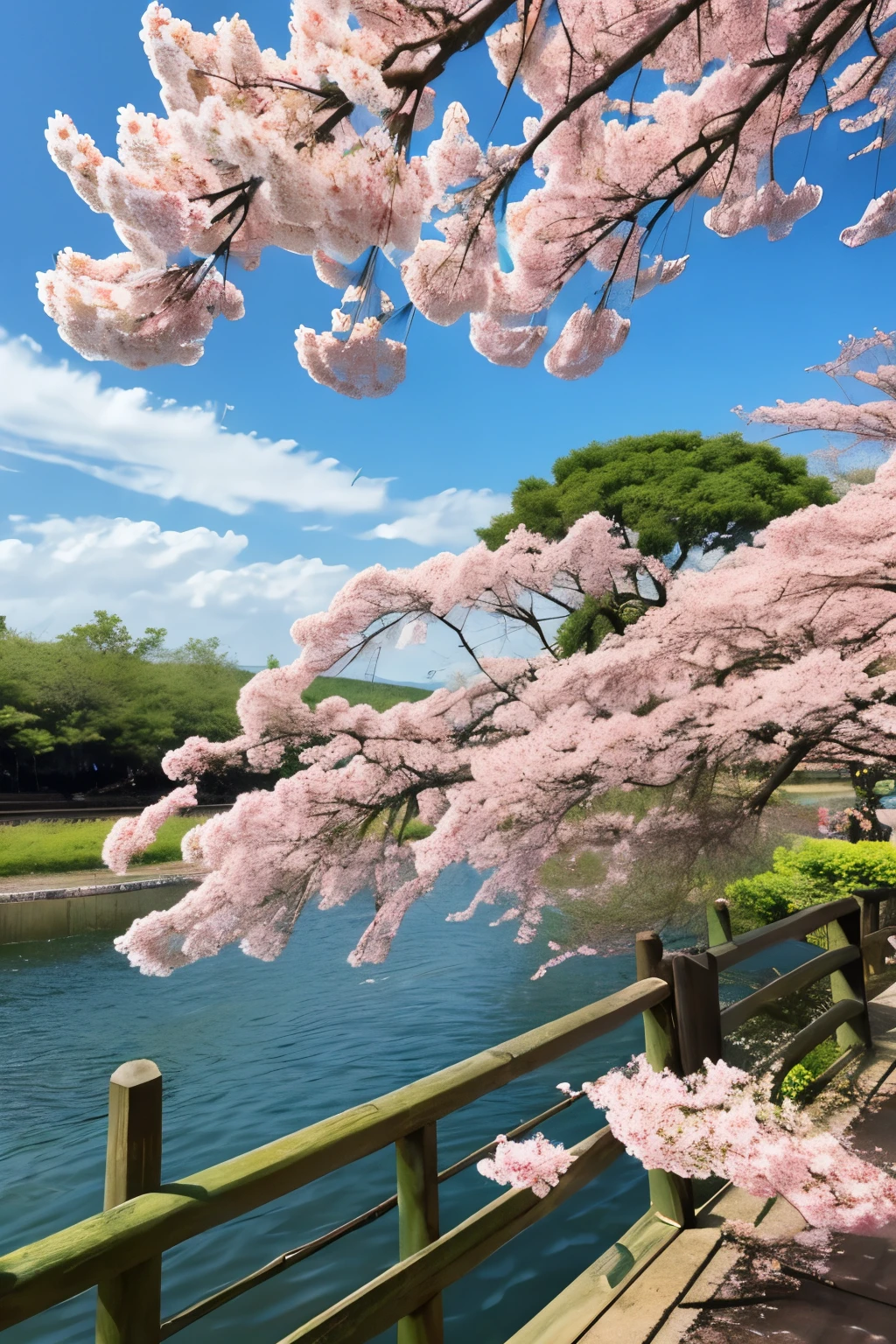 SeaArt Bot upscaling default 18:41:26
River side,[[[A large amount of flowers fluttering down]]], A large amount of flowers fluttering down]]]Arashiyama、Cherry tree in full bloom、Flower storm,A large amount of flowers fluttering down様、Falling leaflets、