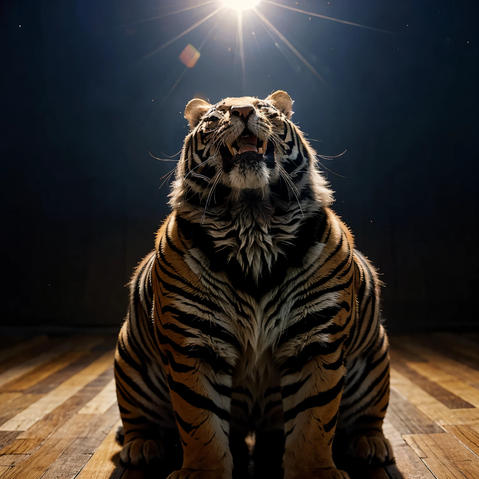 Tigre voando