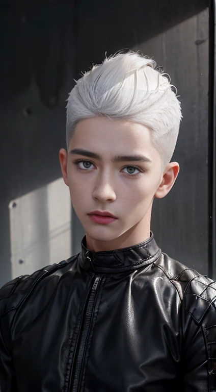 (8k, RAW Photos, highest quality,High resolution, masterpiece: 1.2). (Realistic, Realistic: 1.37),((Light on face:1.2)),((Cinema Lighting:1.2)),(Photorealism:1.4),(Real Image),(Photographic images),20-year-old,((Japanese)),(male:1.7), (High Top Fade:1.9), Dark Theme, Calm tone, Calm colors, High Contrast, (Natural skin texture, Hyperrealism, Soft Light, sharp),(Black suit)