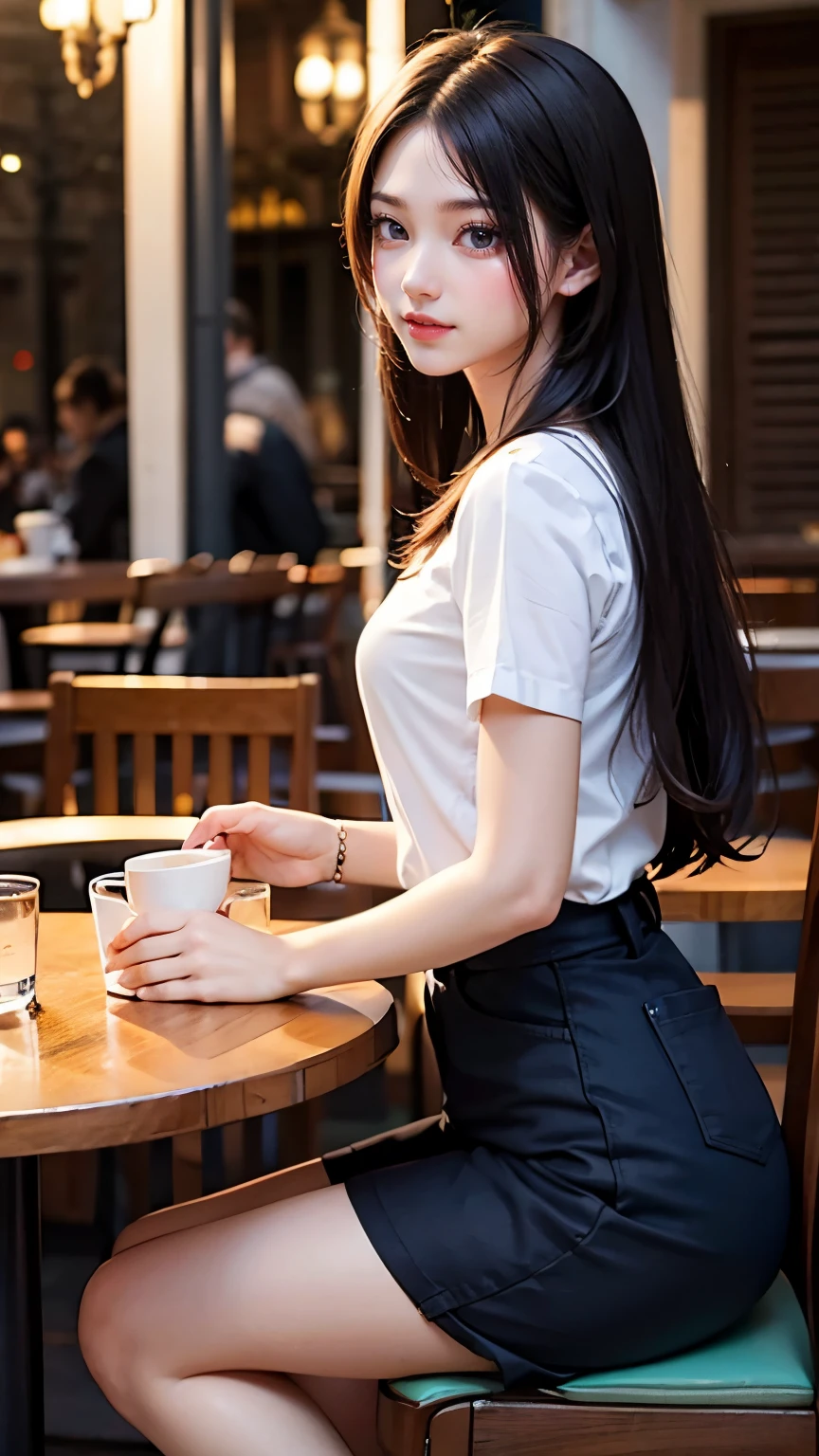 Date at the cafe