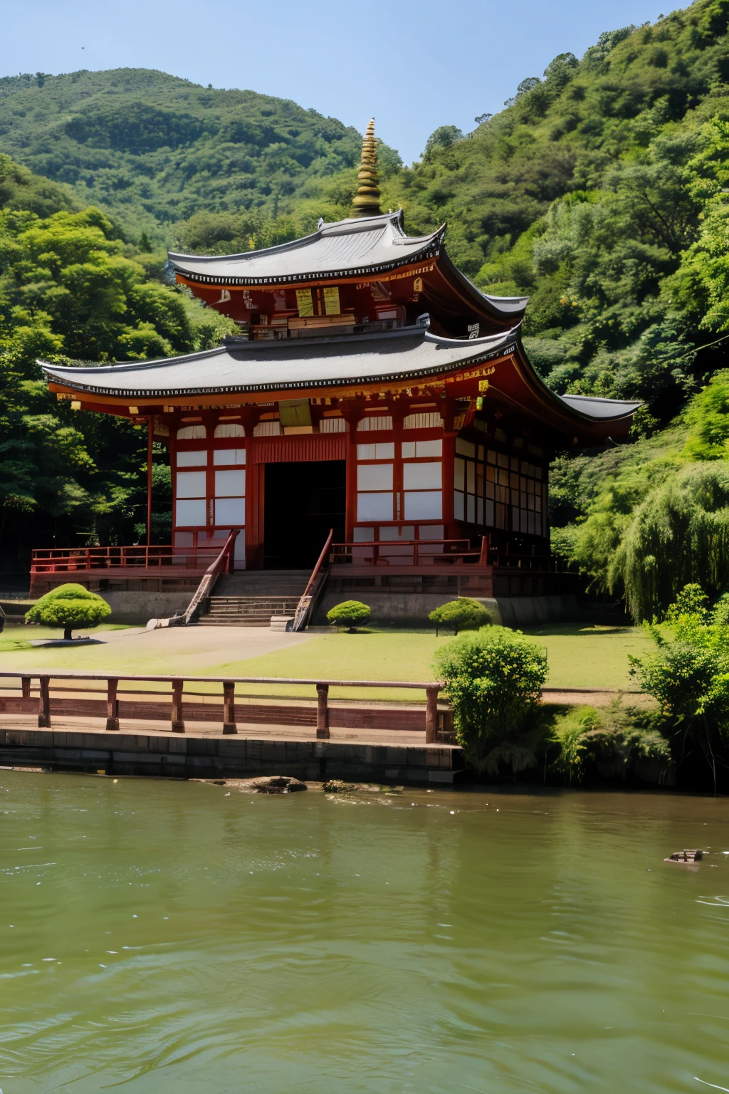 Sojiji Temple from the river