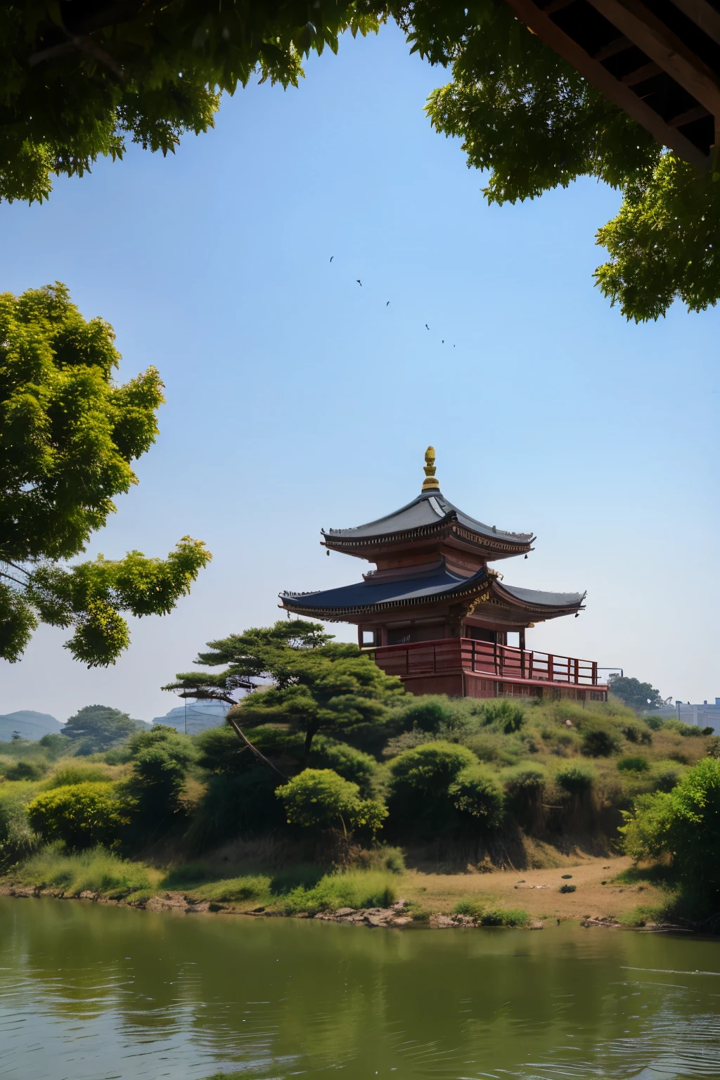 Sojiji Temple from the river
