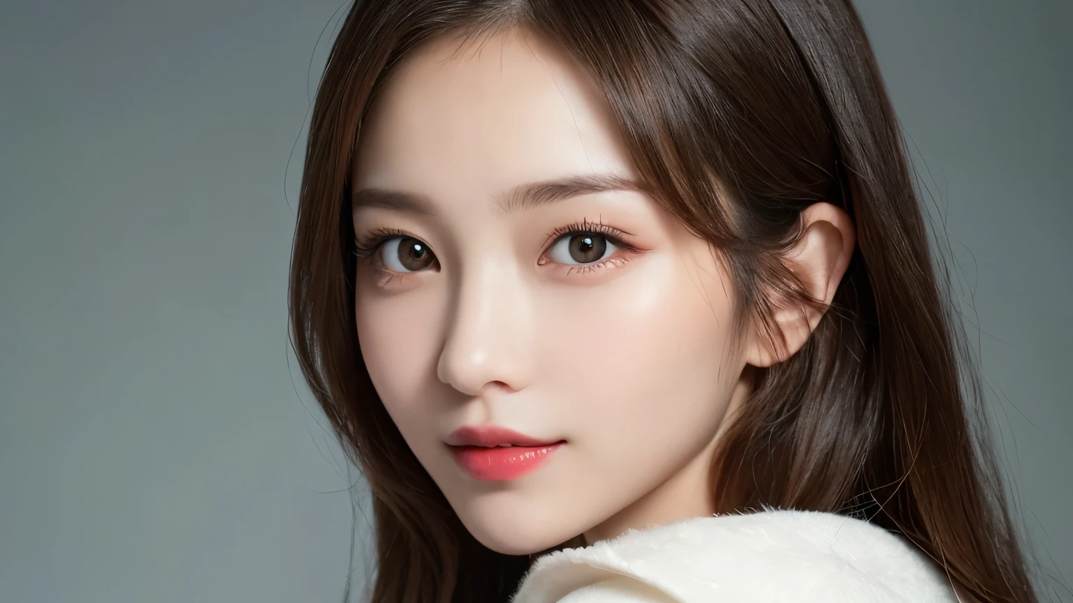 best quality, shape, Super detailed, Finely, high resolution, 8k wallpaper, 完璧なダイナミックな構shape, Beautiful and delicate eyes, Medium Length Hair, Small Breasts, Natural lipstick, Smile,20 year old girl、midnight、Beautiful and detailed face、Perfect beautiful face,big eyes、original photo、Beautiful and delicate eyes、Small face、Beautiful duplex、Facelift and style,skirt、Beautiful golden ratio face,Long hair