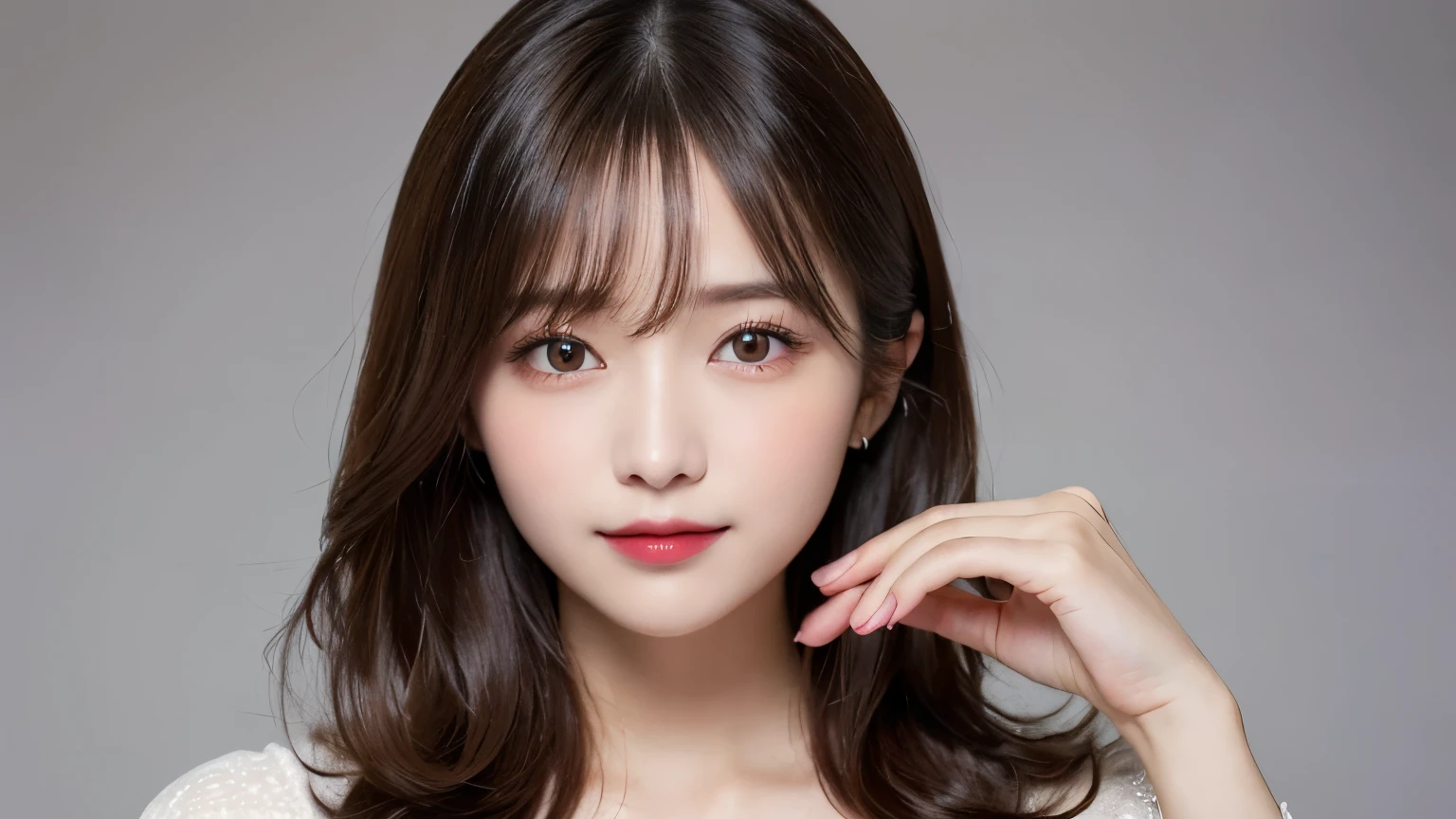  best quality, shape, Super detailed, Finely, high resolution, 8k wallpaper, 完璧なダイナミックな構shape, Beautiful and delicate eyes, Medium Length Hair, Small Breasts, Natural lipstick, Smile,20 year old girl、midnight、Beautiful and detailed face、Perfect beautiful face,big eyes、original photo、Beautiful and delicate eyes、Small face、Beautiful duplex、Facelift and style,skirt、Beautiful golden ratio face,Long hair