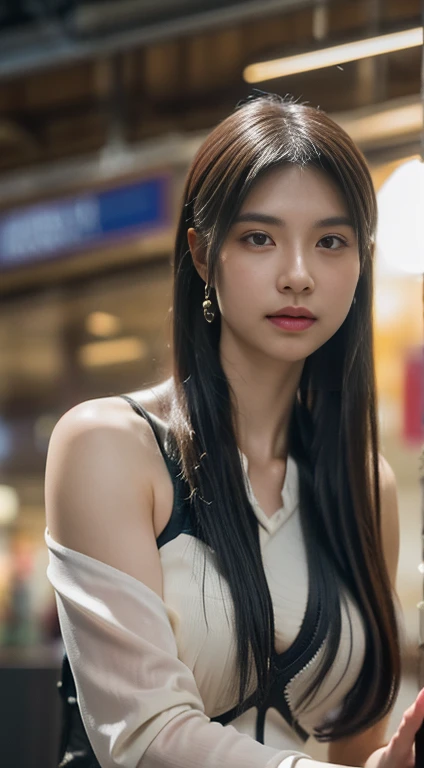 ((Best quality)), ((masterpiece)), (detailed:1.4), 3D, an image of a beautiful steampunk female, train station background, cinematic lighting, HDR (High Dynamic Range), Ray Tracing, NVIDIA RTX, Super-Resolution, Unreal 5, Subsurface scattering, PBR Texturing, Post-processing, Anisotropic Filtering, Depth-of-field, Maximum clarity and sharpness, Multi-layered textures, Albedo and Specular maps, Surface shading, Accurate simulation of light-material interaction, Perfect proportions, Octane Render, Two-tone lighting, Wide aperture, Low ISO, White balance, Rule of thirds, 8K RAW,