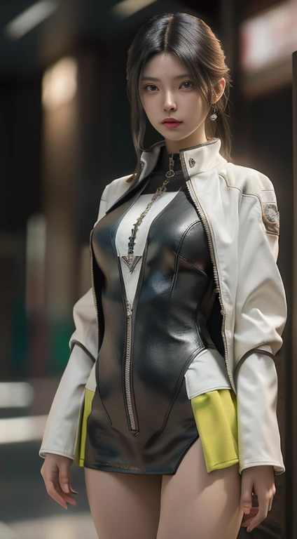 ((Best quality)), ((masterpiece)), (detailed:1.4), 3D, an image of a beautiful cyberpunk female, space background, cinematic lighting, HDR (High Dynamic Range), Ray Tracing, NVIDIA RTX, Super-Resolution, Unreal 5, Subsurface scattering, PBR Texturing, Post-processing, Anisotropic Filtering, Depth-of-field, Maximum clarity and sharpness, Multi-layered textures, Albedo and Specular maps, Surface shading, Accurate simulation of light-material interaction, Perfect proportions, Octane Render, Two-tone lighting, Wide aperture, Low ISO, White balance, Rule of thirds, 8K RAW,