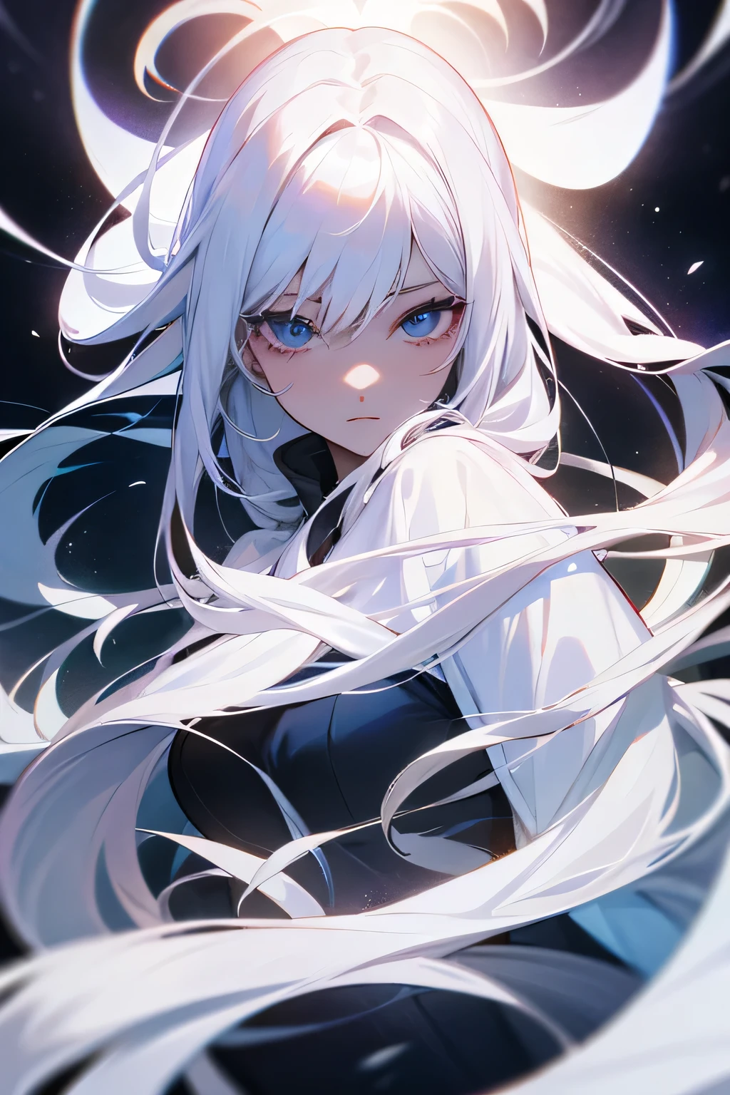 White Hair Long Hair beautiful neutral mysterious Brilliance Beautiful people