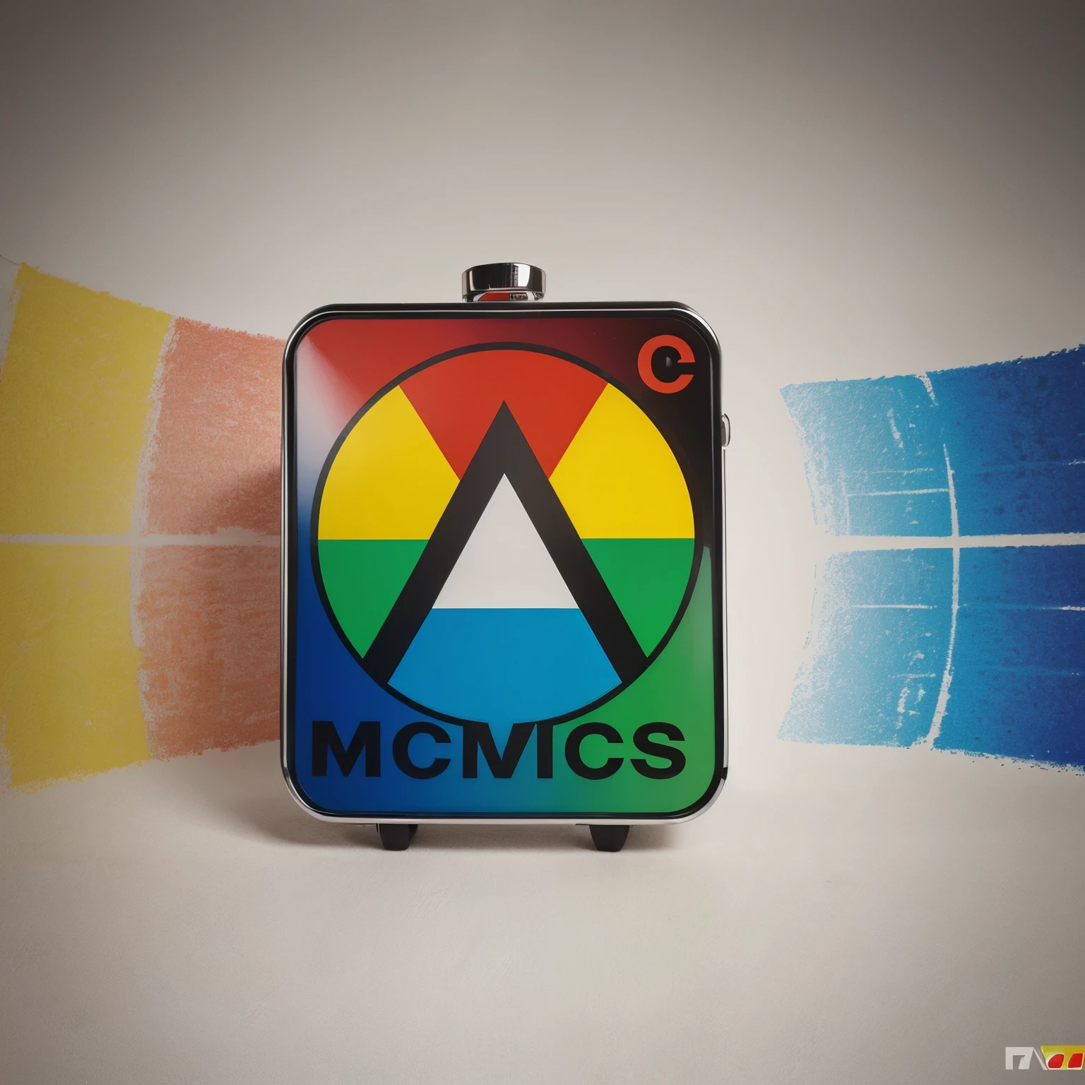 Crie um logotipo de pacotes colorido