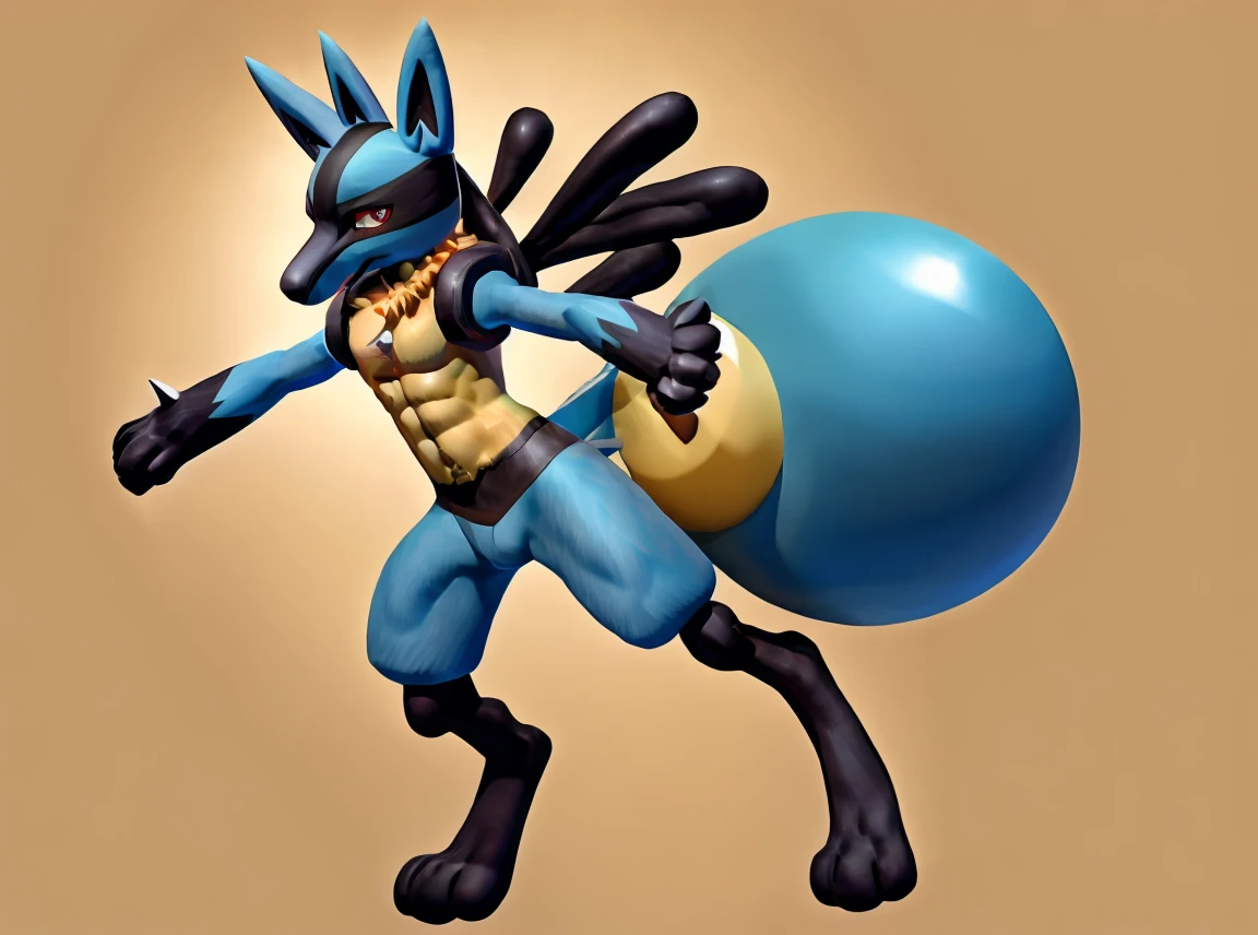 cool,abs,lucario,male,male,nice,lucario,undulation,bounce,There's something like a white thorn on my chest,White thorn-like things on the backs of both hands,3D,real,My hair is fluffy,My hair is fluffy、fluffy body hair,fluffy body hair,Combine your hands and make waves(((Something like a genkidama)))is putting out,looking at the camera