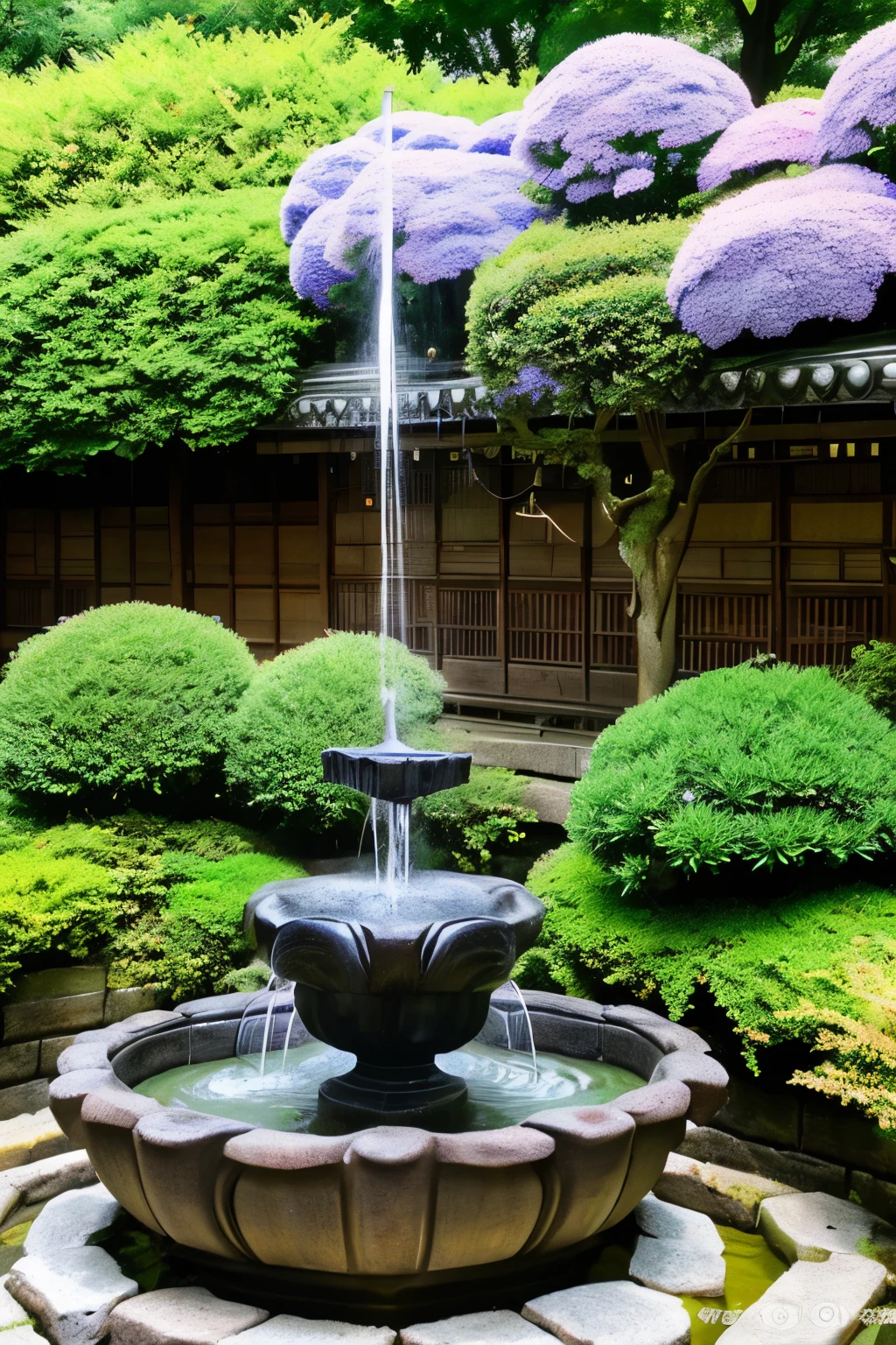 Yanagidani Kannon Temple【Nagaokakyo area】:
There is a beautiful flower water fountain that changes with the seasons.。
You can also enjoy the hydrangea flower water basin.