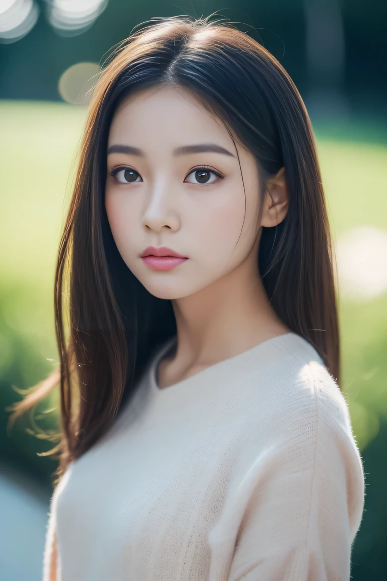 Photo from the waist up , Do not emphasize the top of the bust, Japanese girl in tracksuit、solo、With very realistic skin、highly realistic photo、In Nara City、Dating Landscape、Photo Collection Girl、realisitic(reliable_absurderes,bulky_File size:1.37),(masterpiece:1.37),(Top Quality:1.37),(realisitic,Photorealcitic:1.2),Ray traching,photorealistic lighting,(illumination,Glow),((film grain:1.37)),(Exquisite details and textures:1.2),(in 8k resolution:1.2),(The ultra-detailliert:1.2),(Sharp Focus 1.2),(Raw-Photo:1.0),(ulzzang -6500-v1.1:1.2),(Beautiful detailed face、Beautiful detail eyes、 luminous eyes、long eyeslashes、blush of the nose:1.2)、mix4、JWY1,20d、A dark-haired、((((perfect anatomia))))、Viewer 1 Girl、solo、young face、a beauty girl、(Neat hairstyle)、upscale、(skiny:1.37)、(Other knee socks:1.2)、(Beauty slim legs:1.15)、(Cute face)、(Delicate natural skin、detailed skin texture、Delicate black hair)、Facial light、(Cinematic light)、lensflare、shade、front lit, standing, full body,