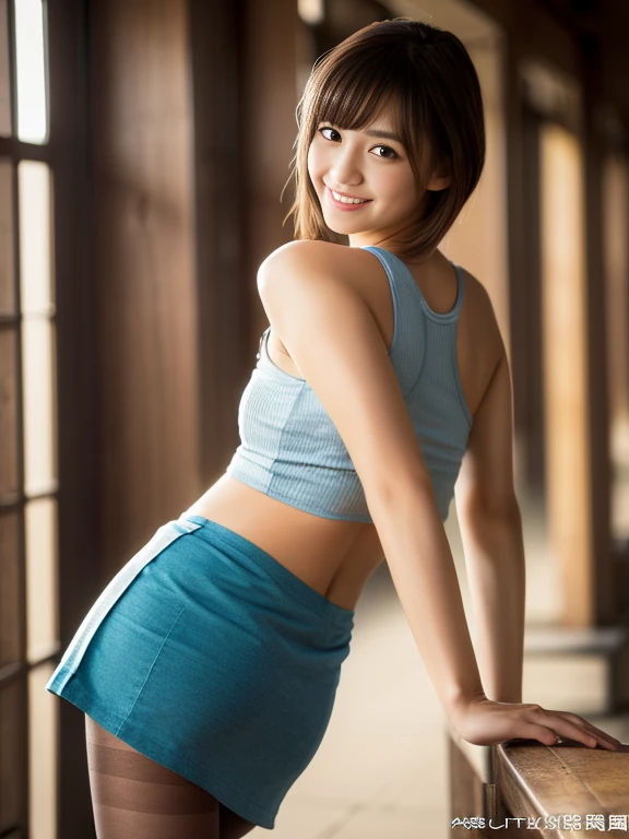 ((beachvolley、abdominals、lowrise、thighs thighs thighs thighs:1.2))、(realisitic、Photorealsitic、ultra-detailliert、Highest Details Skins、top-quality、​masterpiece、超A high resolution)、Realistic skin type、hi-school girl、simple background、Cute Japan person、17 age、younggirl、I have bangs、二重まぶた、drooing eyes、Cute smile、Charming、purity、double tooth、View here、The wind is blowing、summer sunlight
