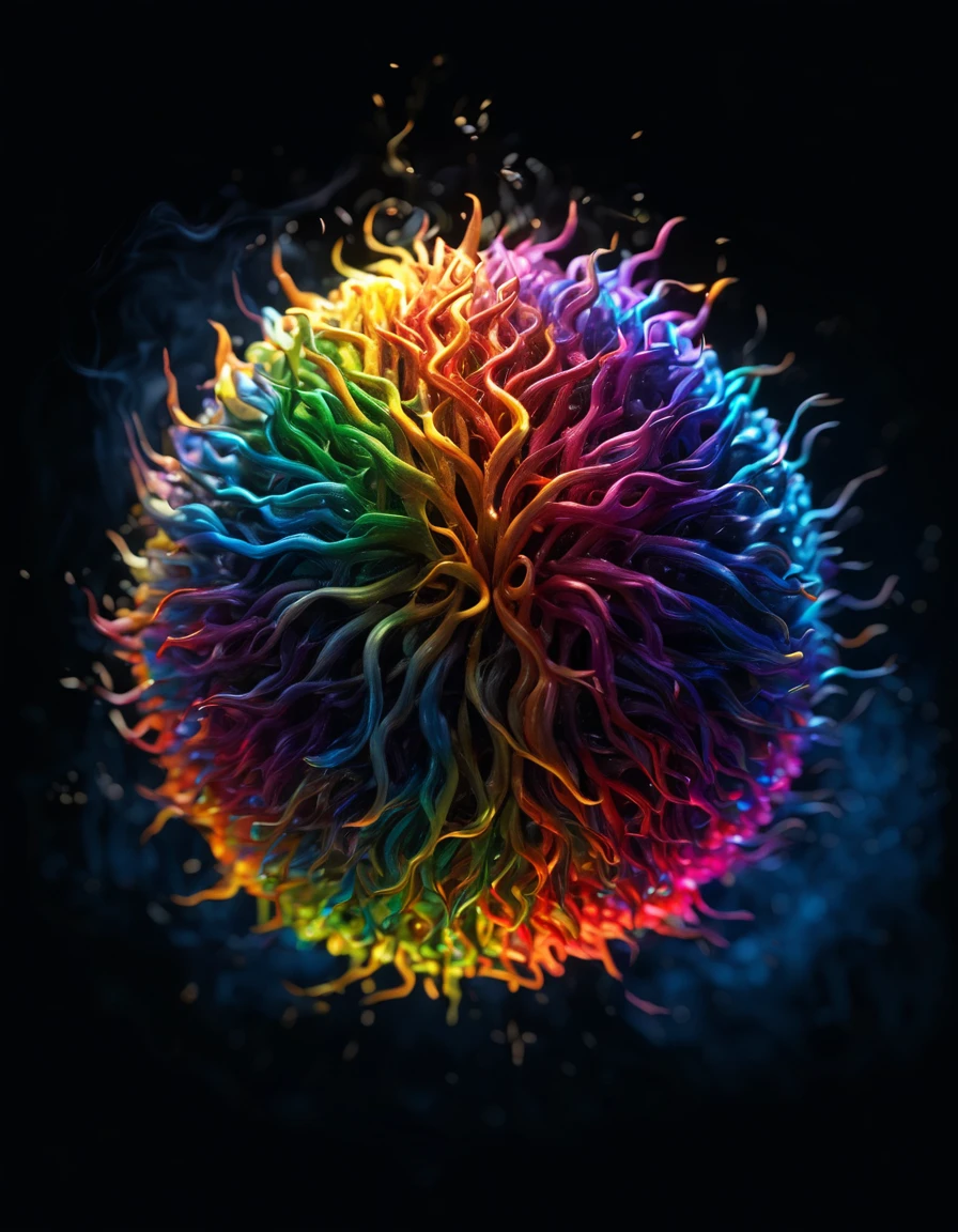 neural engine bio diversity lighting ball, brain neuralism, floating, expanding growing absorbing light, intricate object form,voluminous,hyper detailed,intricate, dark ambiance,(best quality,4k,8k,highres,masterpiece:1.2),ultra-detailed,(realistic,photorealistic,photo-realistic:1.37), HDR,UHD,studio lighting,ultra-fine painting,sharp focus,physically-based rendering,extreme detail description,professional,vivid colors,bokeh,concept artists, stands in the air, intricate dark smoke background.