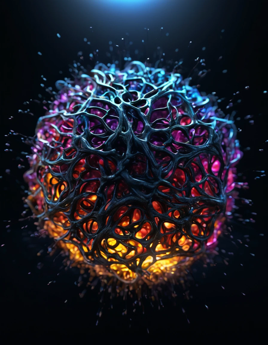 darken neural engine bio diversity lighting ball, brain neuralism, floating, expanding growing absorbing light, intricate object form,voluminous,hyper detailed,intricate, dark ambiance,(best quality,4k,8k,highres,masterpiece:1.2),ultra-detailed,(realistic,photorealistic,photo-realistic:1.37), HDR,UHD,studio lighting,ultra-fine painting,sharp focus,physically-based rendering,extreme detail description,professional,vivid colors,bokeh,concept artists, stands in the air, intricate dark smoke background.