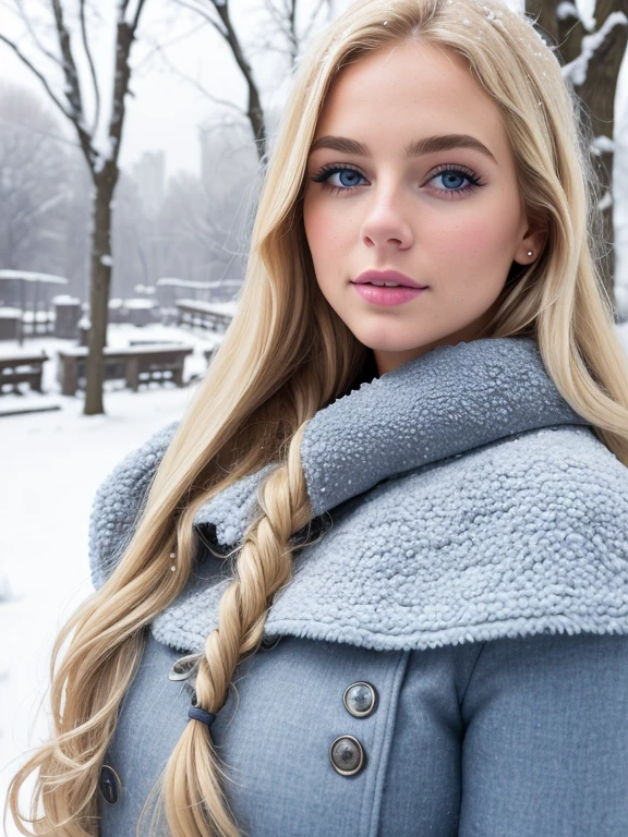 RAW, Best quality, high resolution, masterpiece: 1.3), European [Girl:Maude Adams:0.1]with Long Blonde Hair, Masterpiece, soft features, professional attire, Prehistory of New York City, winter scene, detailed hair, high texture, Ultra HD, 4K, 8K, high detail, ultra resolution, expressive blue eyes, serious expression, vivid colors, historically accurate clothing,SSIONEG project, archaeological discovery, ancient ruins, snow-covered trees, natural elements, (snow), (trees), (ruins), (archaeology), (historical), (professional), (serious), (archaeologist)

OR

RAW,