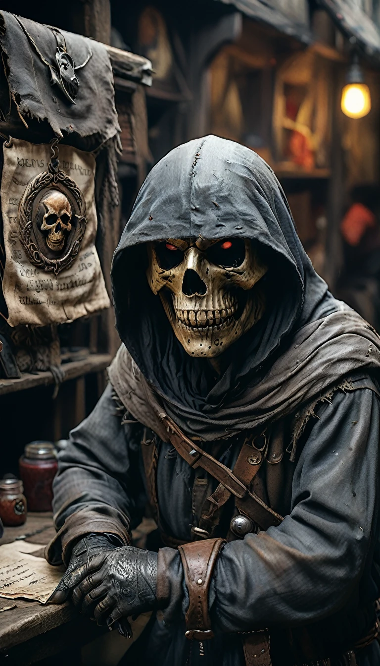 Handwritten letters purportedly from Jack the Reaper, adorned with chilling symbols and taunting messages, delivered to the police or published in newspapers, further stoking fear and confusion, digital art trending on Artstation 8k HD high definition detailed realistic, circunstanciado, textura da pele, hiper detalhado, textura de pele realista, armadura, melhor qualidade, ultra high-resolution, (fotorrealista:1.4), high resolution, circunstanciado, Foto RAW, sharp re, by Lee Jeffries Nikon D850 film Stock Photography 4 Kodak Portra 400 camera F1.6 lens rich colors hyper realistic lifelike texture dramatic lighting unrealengine trending on artstation cinestill 800,