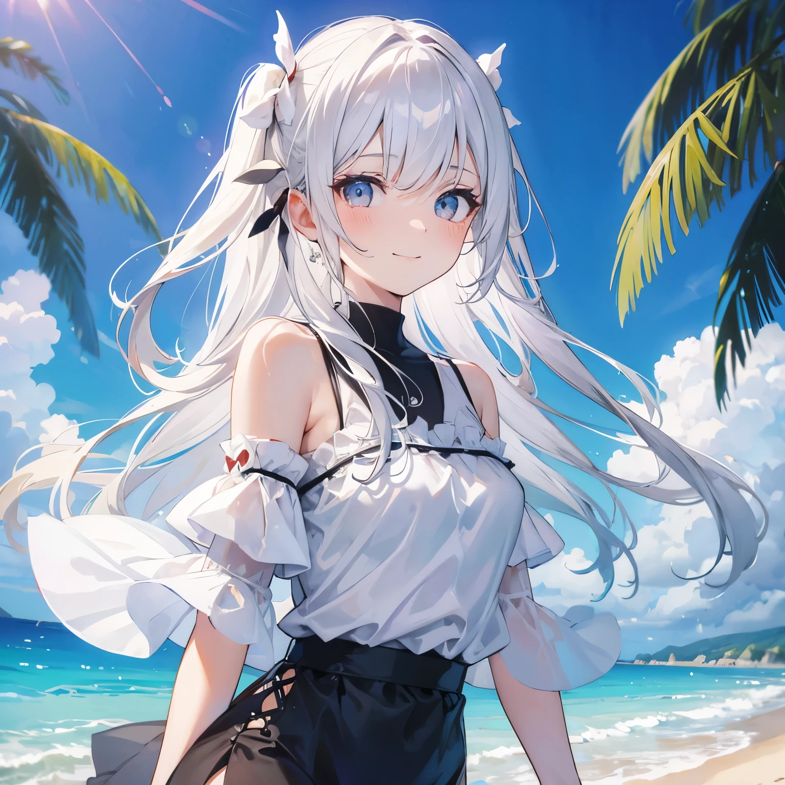 white hair,school swimwear,Loli,loli,small breasts,No breasts,slender,cute,It&#39;s exposed,cover your chest with your hands,lotion,Wet,love,embarrassed,love juice,Pussy,Pussyから液体,highest quality