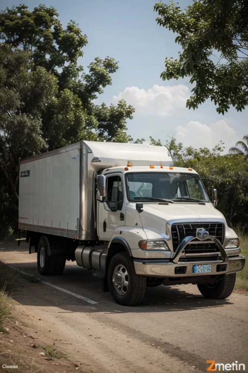 Perfeito, just change the truck to a less powerful one and leave the truck further away