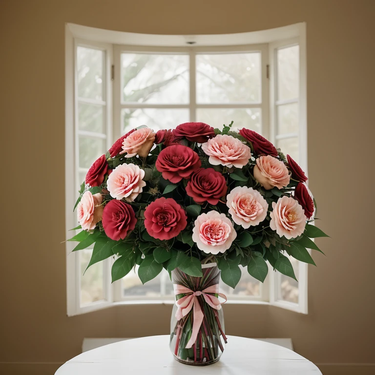 A bouquet of camellias