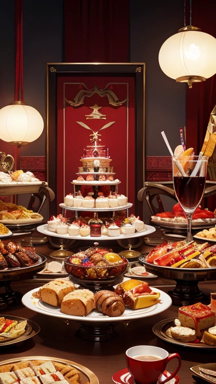 Ultra-high resolution、supreme masterpiece、Good looking demon、Banquet、Lots of treats、