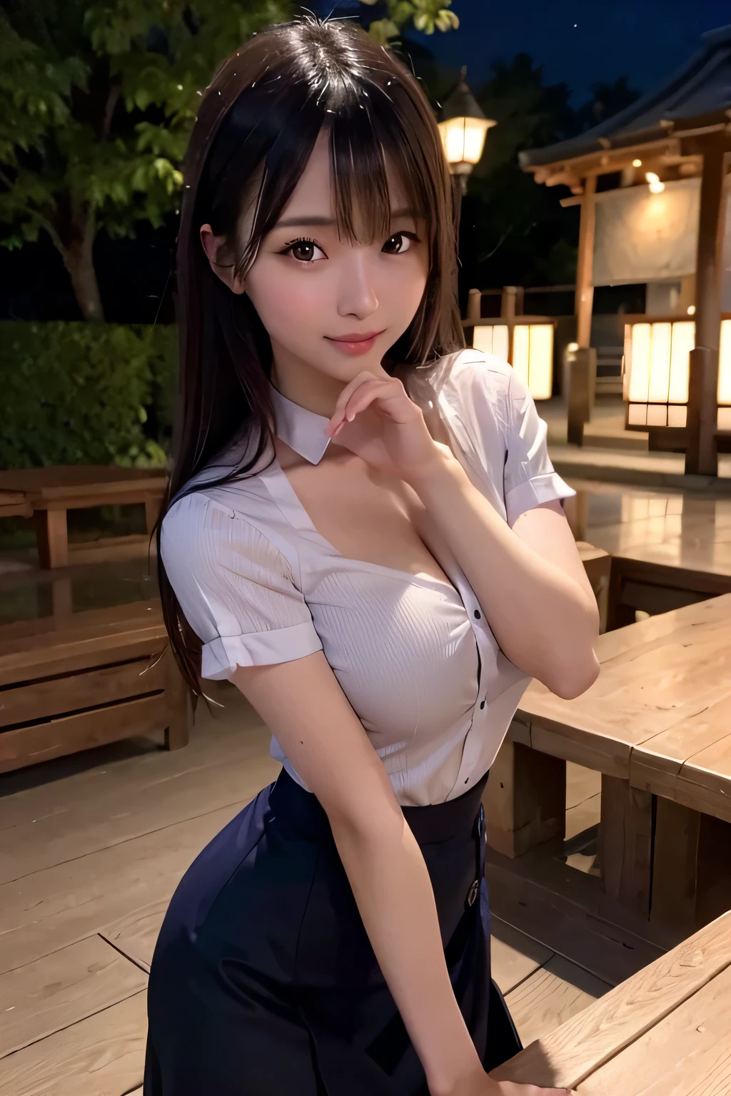 Asian woman in white shirt and yellow shorts posing for a photo, Young and cute gravure idol, realistic Young Gravure Idol, Young Sensual Gravure Idol, Young Gravure Idol, Japanese Model, Yoshitomo Nara, Beautiful Asian Girl, Young and skinny gravure idol, Japanese Goddess, Young and pretty girl, Chiho、