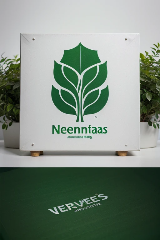 Genera un logo para una empresa que represente los negocios verdes teniendo como base hojas animadas