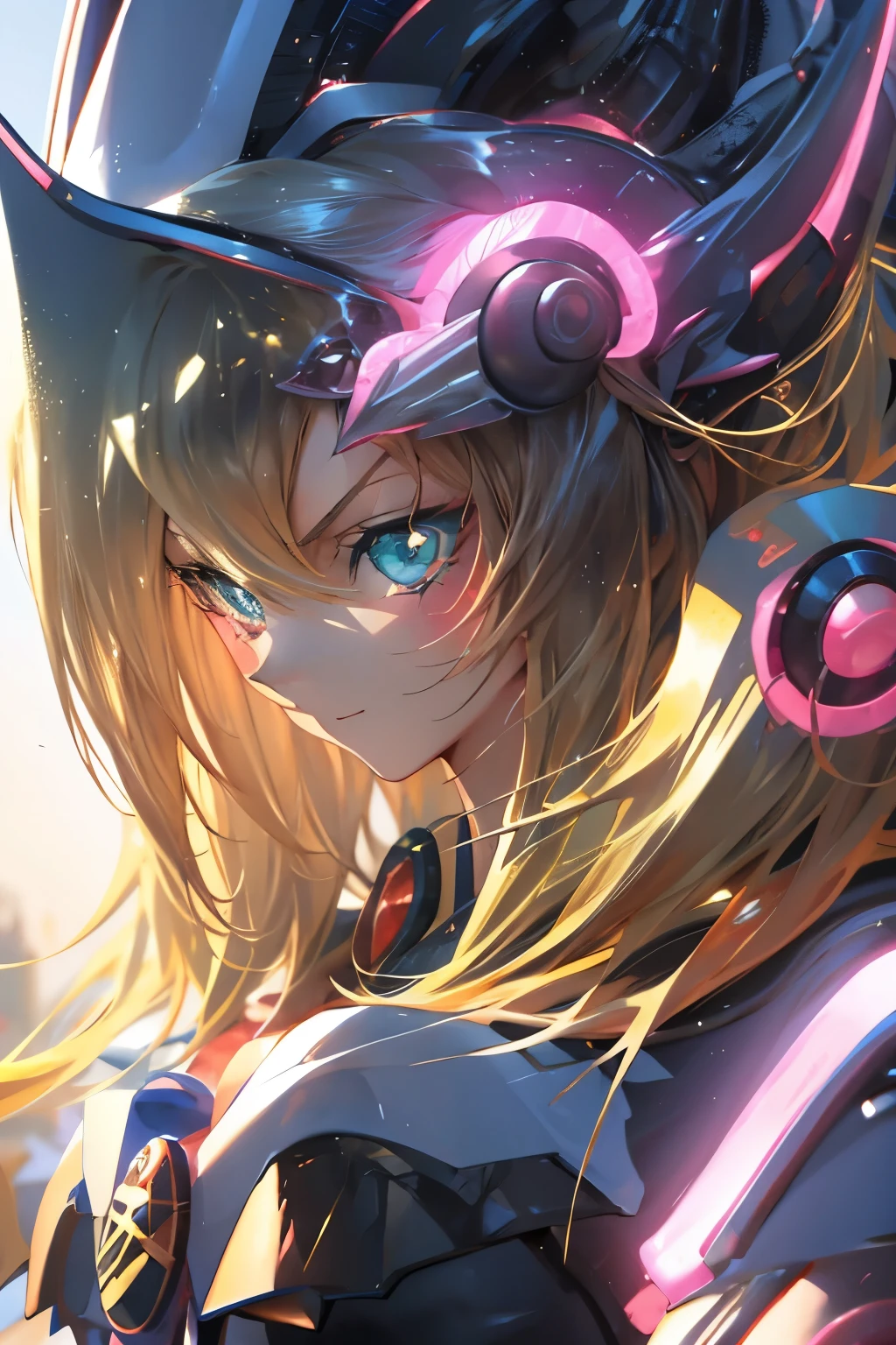 Hatsune Miku disfrazada de dark magician gils.