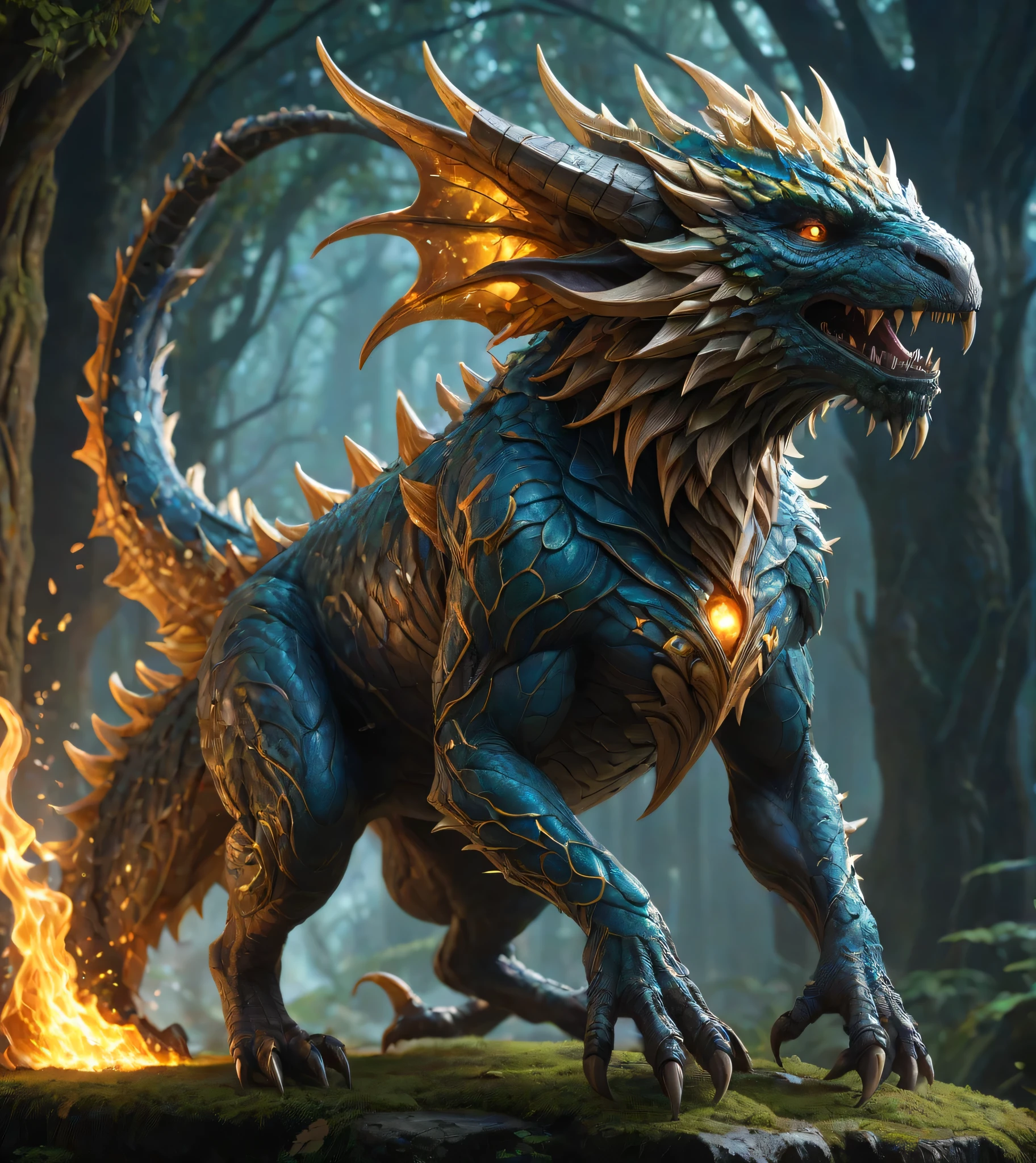 fantasy art, fantasy magic creature, professional artwork, perfect visual weight of elements, 8k, absurdres