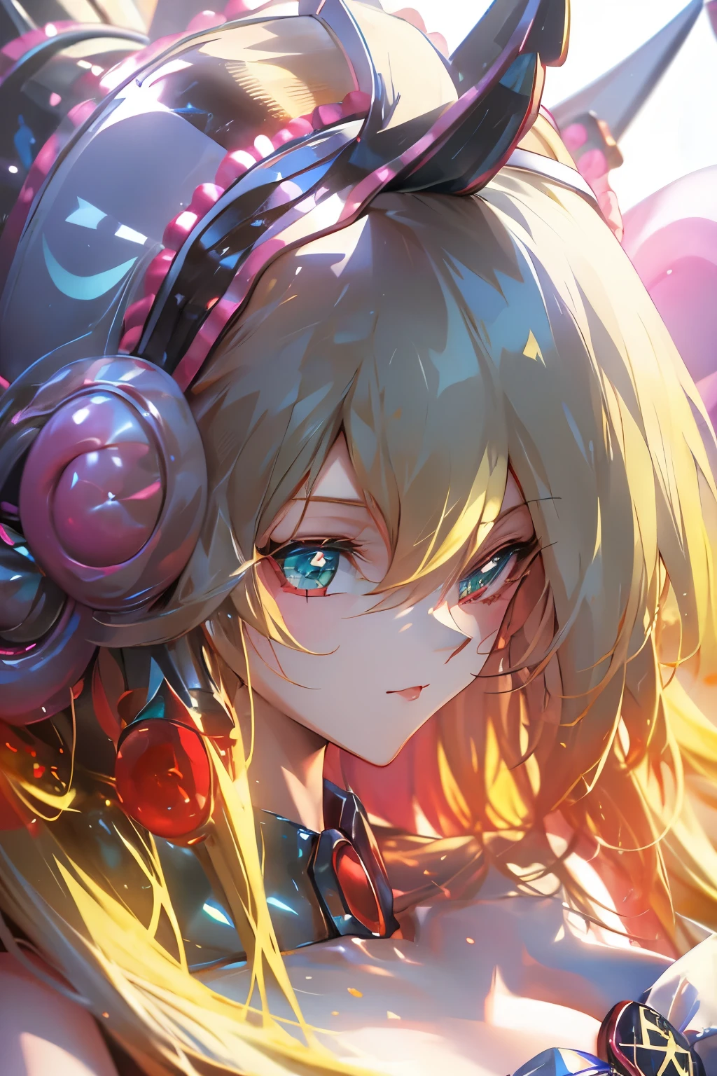Hatsune Miku disfrazada de dark magician gils.