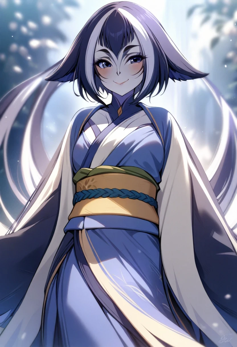 (shylily/(Twich/):1.5),(masterpiece:1.2),(best quality:1.2),, (1girl:1.3),masterpiece, high resolution, best quality, 1girl solo, , Smile, kimono