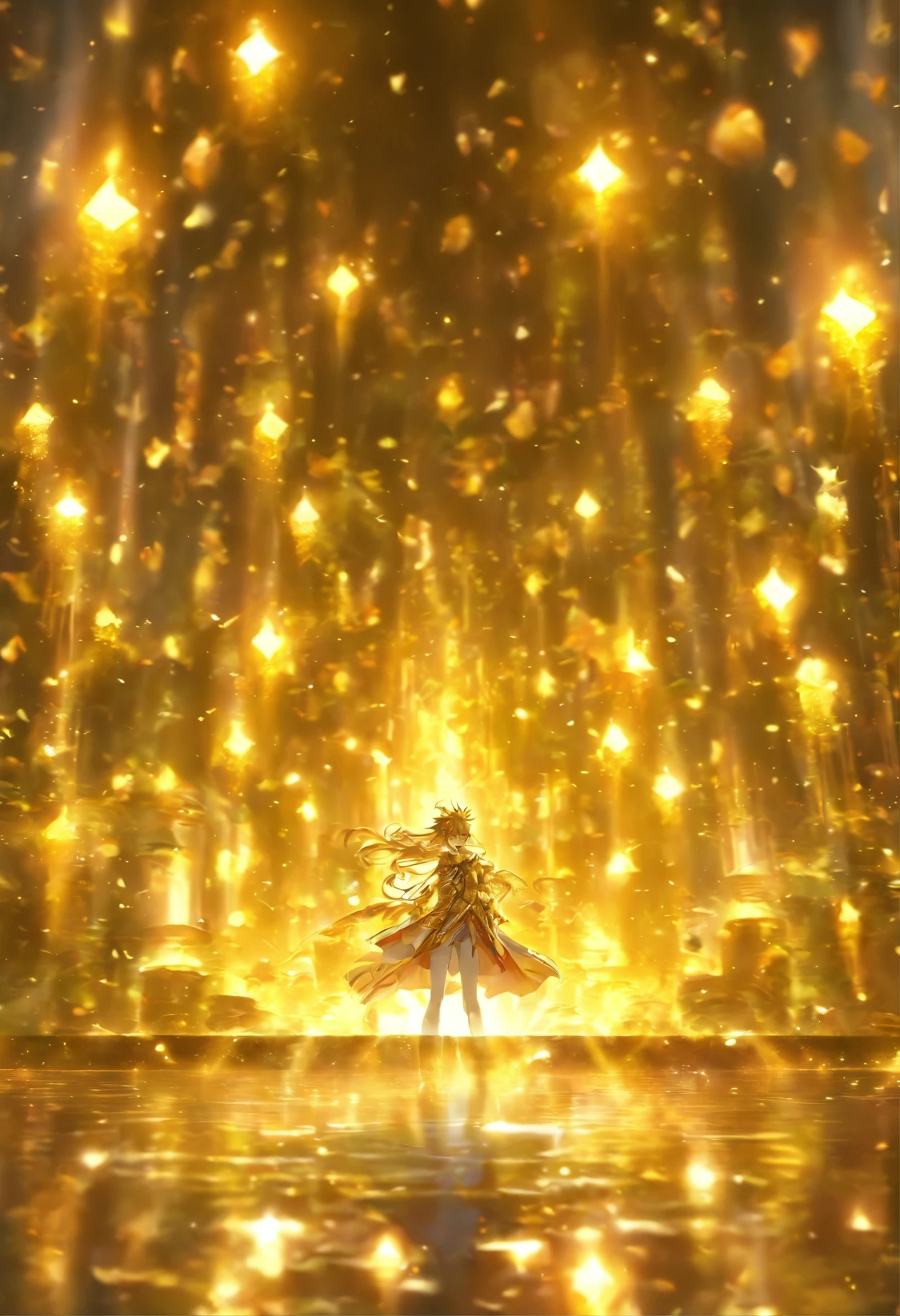 City of Gold、Shining、Golden world、Fantasy art、